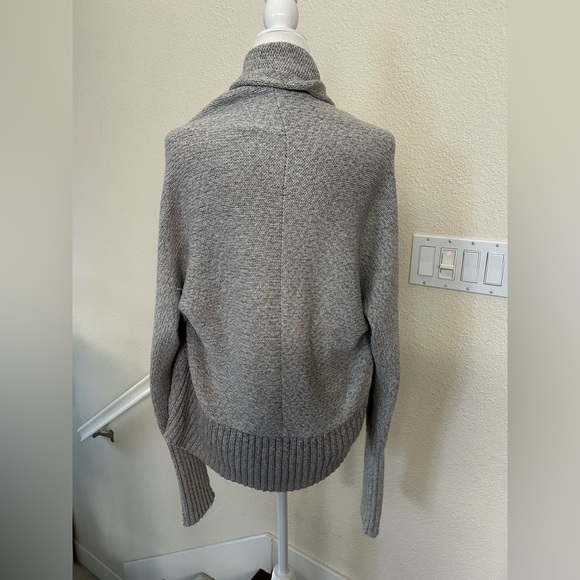 Club Monaco Open Front Cardigan Jacket Light Gray Size M - Picture 3 of 7